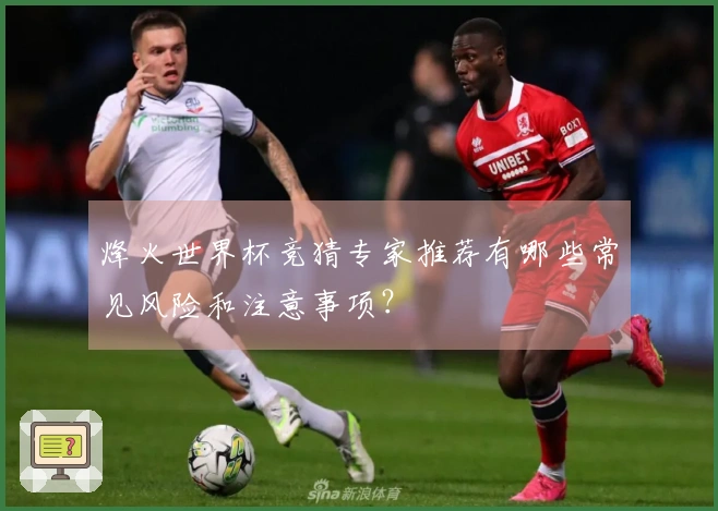 烽火世界杯竞猜专家推荐有哪些常见风险和注意事项？
