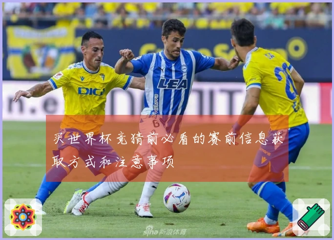 买世界杯竞猜前必看的赛前信息获取方式和注意事项