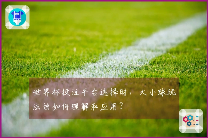 世界杯投注平台选择时，大小球玩法该如何理解和应用？